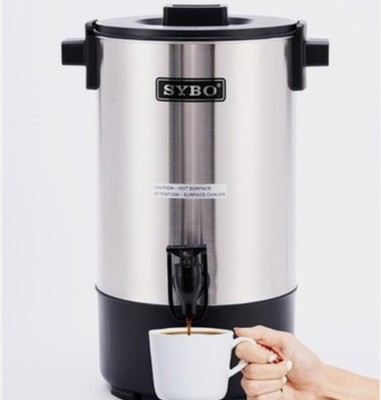 SYBO Commercial Percolator Coffee Maker 40 Cup 6L Urn Hot Beverage Dispenser New