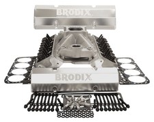 Brodix 9991012 Top-end Package Waluminum Cylinder Heads For Small Block Chevy