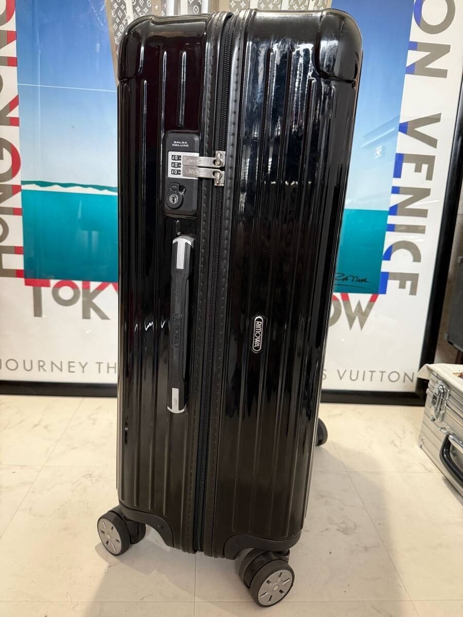 Rimowa Salsa Deluxe 78L Black 4-wheels Carry Case Suitcase 851.52