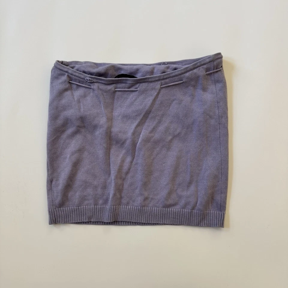 Top tubo Y2K Express para mujer pequeño mezcla de seda elástico festival púrpura hada Foto 3 de 4