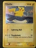 Pikachu Holo 2007 Pokemon Pop Series 5 #12 CORRECTED BACK! + HOLO BLEED Lp
