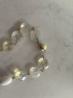 Antique Opalescent Glass Choker Necklace Unique Look — photo 3