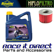Oil & Filter Kit for Kawasaki GPZ1100 A Unitrack 1983-1985 Putoline & Hiflo
