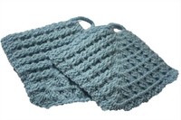 Topflappen Farbe Hellblau - Topfhandschuhe