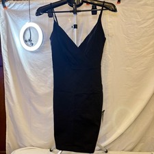 Lulus So Good Black Sleeveless Cutout Sexy Bodycon Mini Dress Size Small New NWT