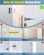 Home Security Door Lock for Front Door Reinforcement Lock for Kids Safety