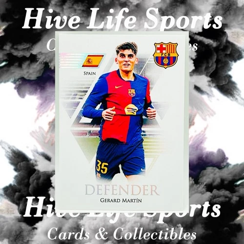 Gerard Martin 2025 Futera Unique FC Barcelona 1 of 1 Diamond RC 1/1 #FCB10