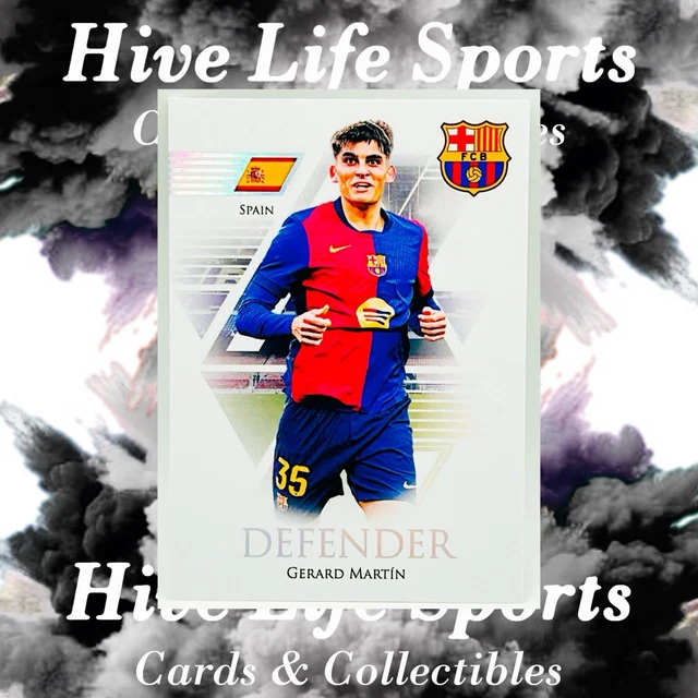 Gerard Martin 2025 Futera Unique FC Barcelona 1 of 1 Diamond RC 1/1 #FCB10