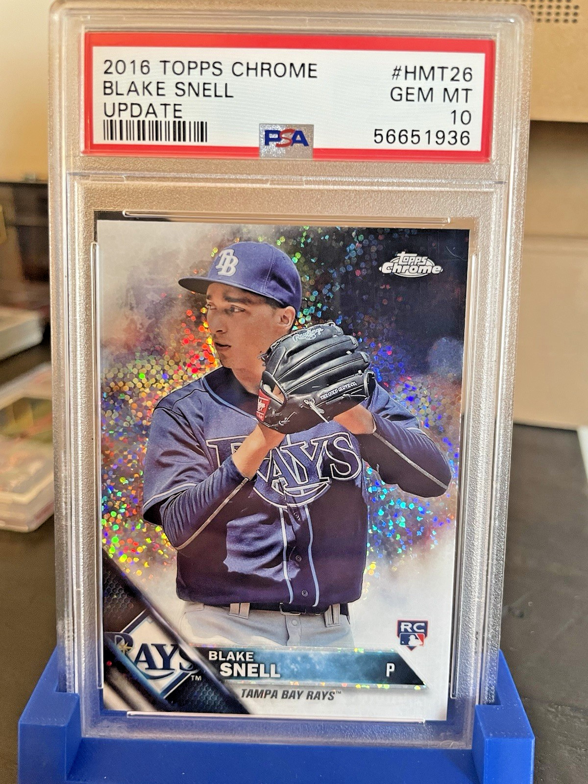 2016 TOPPS CHROME UPDATE BLAKE SNELL #HMT26 (RC) - PSA 10