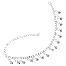 3 Pack Ankle Bracelet for Women Fashionable Bell Anklet Chain Woman