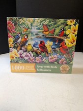 River W Birds and Blossoms 1000 Piece Puzzle
