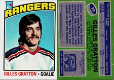 1976-77 Topps Hockey Card #28 Gilles Gratton