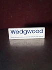 Vintage Wedgwood Porcelain Dealer Display Sign