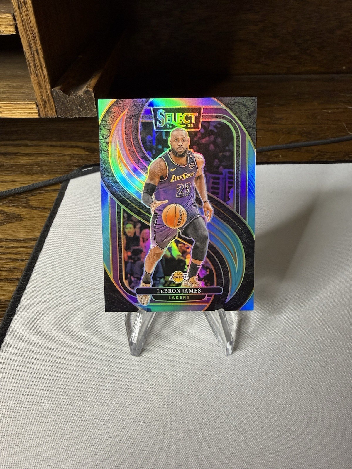 2024-25 Panini Select - Premier Level LeBron James #111 Light Blue Prizm /299