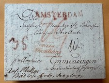 1817 Baden Germany Netherlands Cross-Border Legal Court Estate Stampless Letter