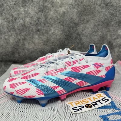 Adidas Predator Elite SG Soccer Cleats Mens Sz 7 Wmns Sz 8 White Pink IF6325