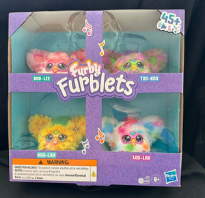 HASBRO FURBY FURBLETS -- 4 PACK MINI ELECTRONIC PLUSH SET