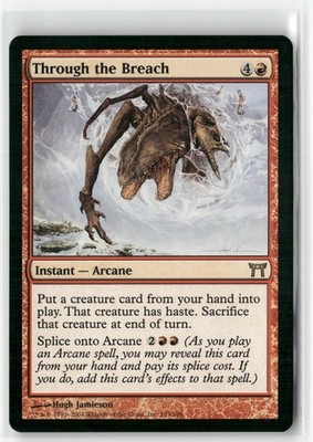 Through the Breach 193 Rare Champions of Kamigawa Magic: The Gathering Near Mint
