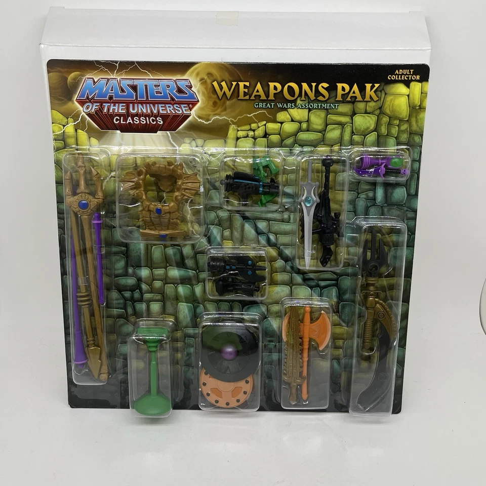 PACK PAQUETE ARMAS CLÁSICAS MOTU MAESTROS DEL UNIVERSO Surtido Grandes Guerras  Foto 2 de 4