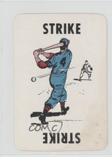 1950 Ed-U-Cards Cott Batter-Up Baseball Game Strike #K