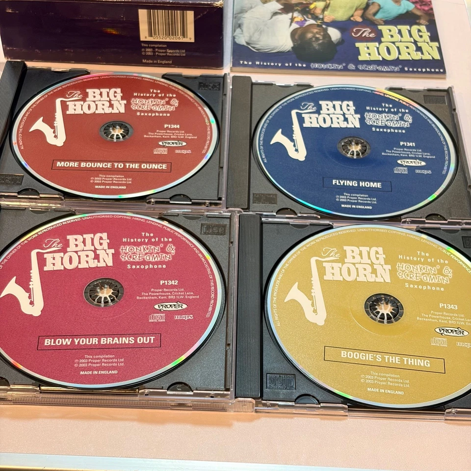 The Big Horn The History of Honkin & Screamin Saxophone 2003 Jazz Proper - Imagem 3 de 4