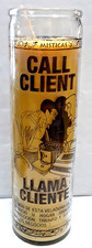 Call Clients Yellow Spiritual Candle – Veladora Llama Clientes Amarilla