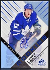 2016-17 SP Game Used Authentic Rookies Auto Connor Brown 180 RC Auto 3283