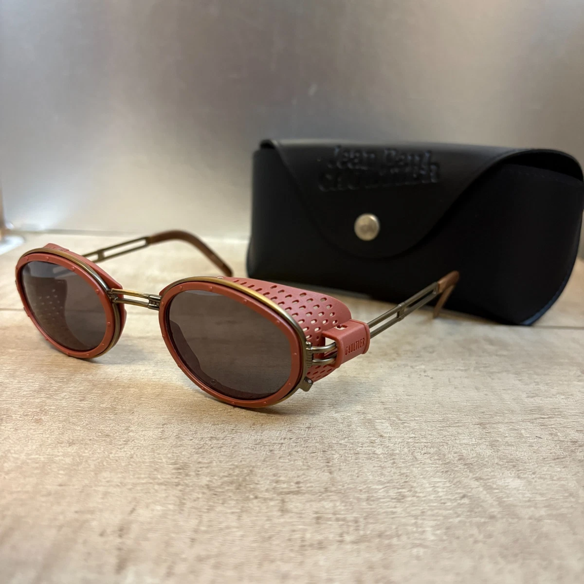 90s Jean Paul GAULTIER コッパーサングラス　ブラウン Jean Paul Gaultier Gold Vintage Sunglasses for sale | eBay