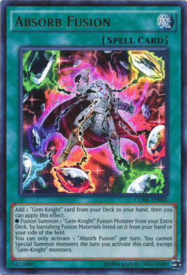 Lightly Played Absorb Fusion - CORE-EN092 - Ultra Rare - Unlimited Edition - YuG