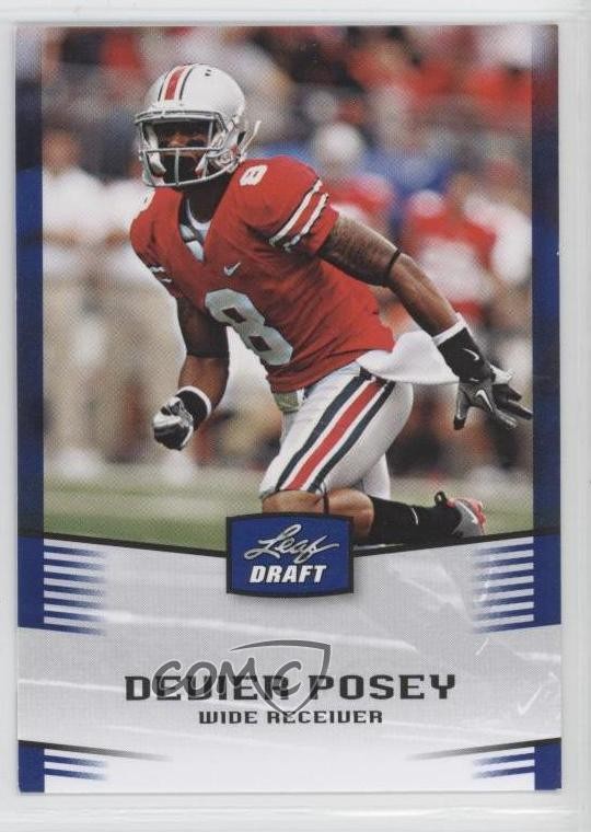 2012 Leaf Draft Blue DeVier Posey #12 Rookie RC 9b2