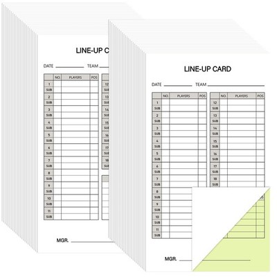 Geyee 50/100/200 Baseball Softball Lineup Cards 4.52 x 7.86 as pictures shown 
