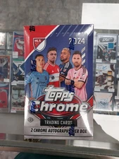 2024 Topps Chrome MLS Soccer Hobby Box Factory Sealed Brand New 2 Autos Per Box
