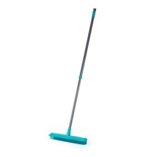 Beldray Rubber Head Broom Antibac Pet Plus Floor/Carpet With Squeegee Wiper 1.2M