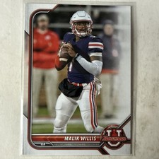 2022 Bowman U University Football #94 Malik Willis