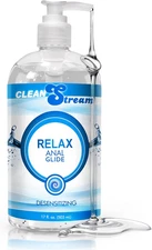 Cleanstream Relax Unscented Lubricant, Silky Liquid Formula, Toy Safe for Men an
