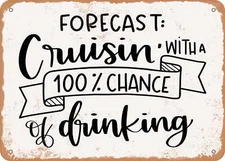 METAL SIGN - Forecast - Vintage Look Sign