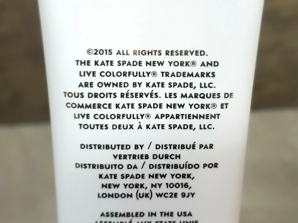 Loción corporal Kate Spade ~ Live Colorfully ~ 3,4 oz, 100 ml, nueva sin caja Foto 2 de 2