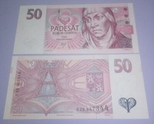 FREE POSTAGE, I/20/4, Czech Republic 50 Korun 1997, Uncirculated. see below.