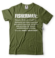 Fisherman T-shirt Funny Fishing Definition Gift Tee Fishing Hobby Gift Tee Shirt