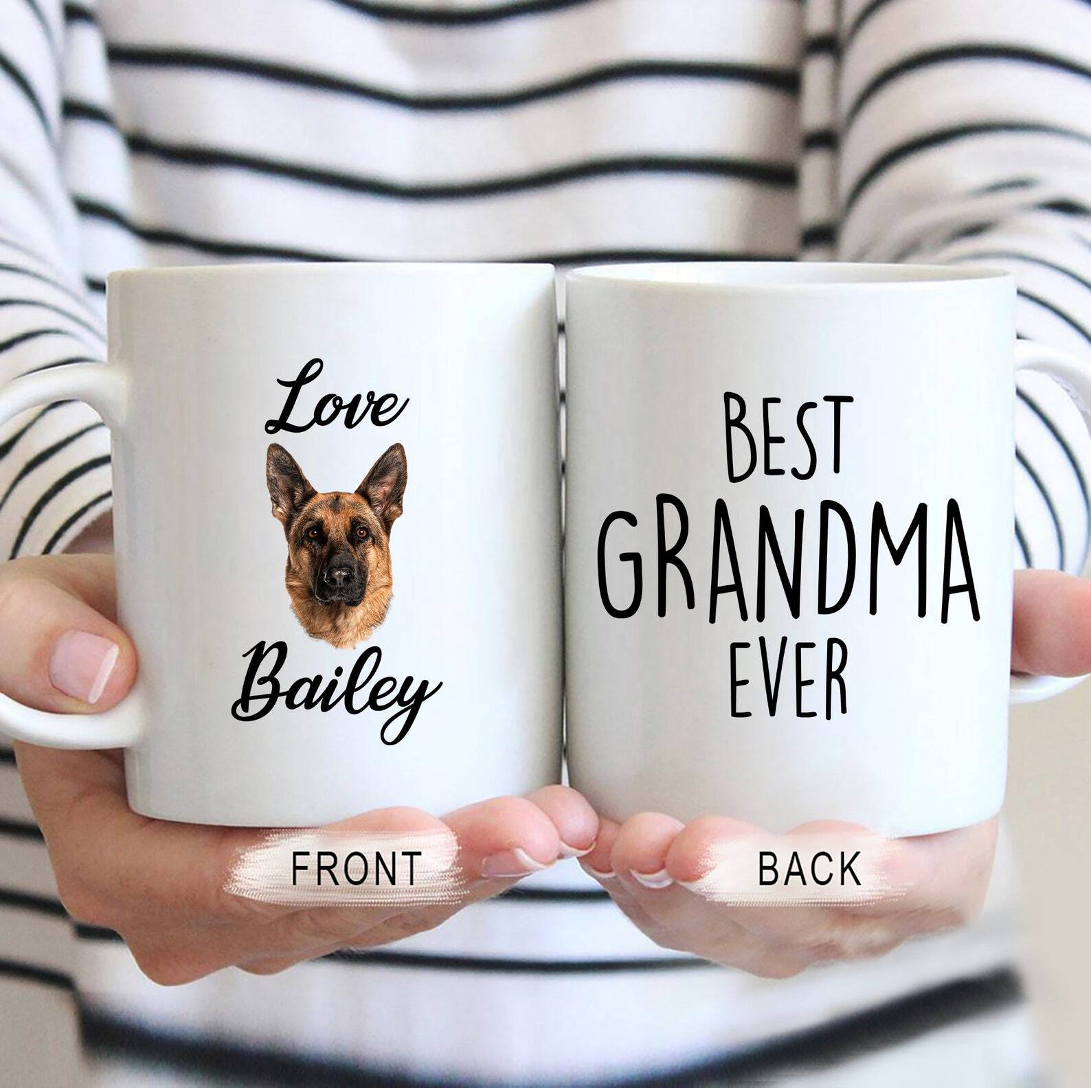 Best Grandma Ever Mug Dog Grandma Mug Dog Mug Personalized Dog Lover Coffee Mug