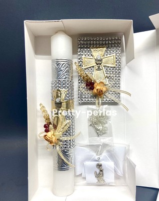 first communion candle set boy