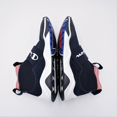 CHAMPION RED, WHITE & BLUE RALLY SOCK-STYLE HIGH TOP MEN display picture 3