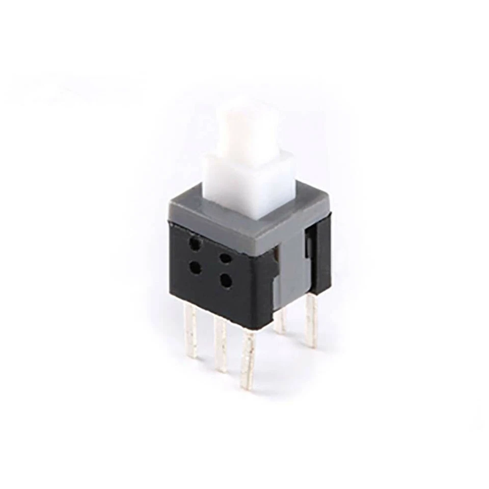 Mini Self-Locking/Non-self-locking Square Push Button Switch 6 Pin 5.8mm-8.5mm - Image 2 of 4