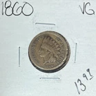 1860 INDIAN HEAD CENT~ VG ~NICE COIN~