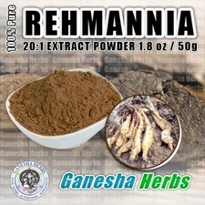 100% Pure  Rehmannia Prepared 20:1 Extract Powder 3.6 oz. / 100 grams!!