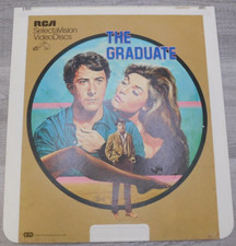 Vintage The Graduate RCA SelectaVision CED Movie Film VideoDiscs Dustin Hoffman