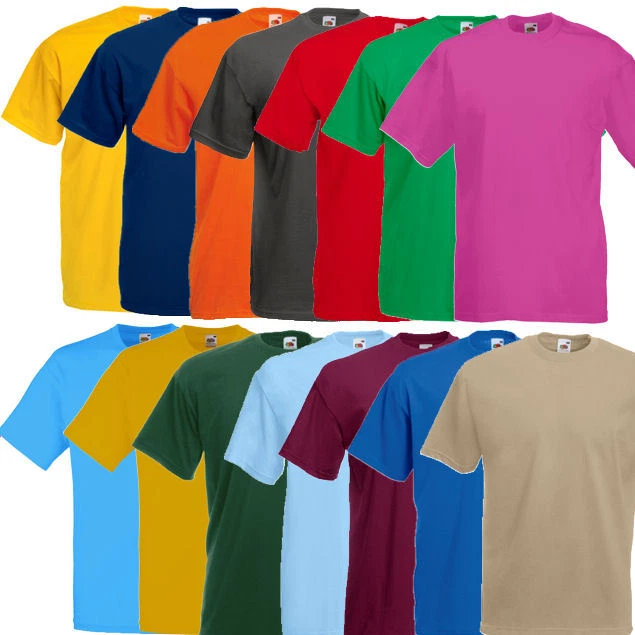 Fruit of the Loom Valueweight T-Shirt Herren T Shirt S M L XL XXL 3XL 4XL 5XL - Bild 1 von 1