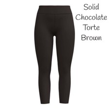 TC2 LuLaRoe  SOLID DARK TORTE BROWN  Essential Leggings Collection SIZES 18 