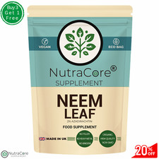 NEEM LEAF 5500mg Capsules 2 Azadirachtin 100 Organic-Detox Immune Support-90Caps