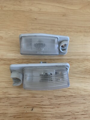 Grey License Plate Lights Nissan Maxima 1995-2014  Original Oem